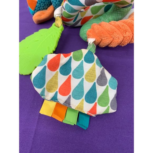 Infantino 2016 Go Gaga Curly Spiral CarSeat Fox Baby Sensory Activity Toy - Picture 7 of 9